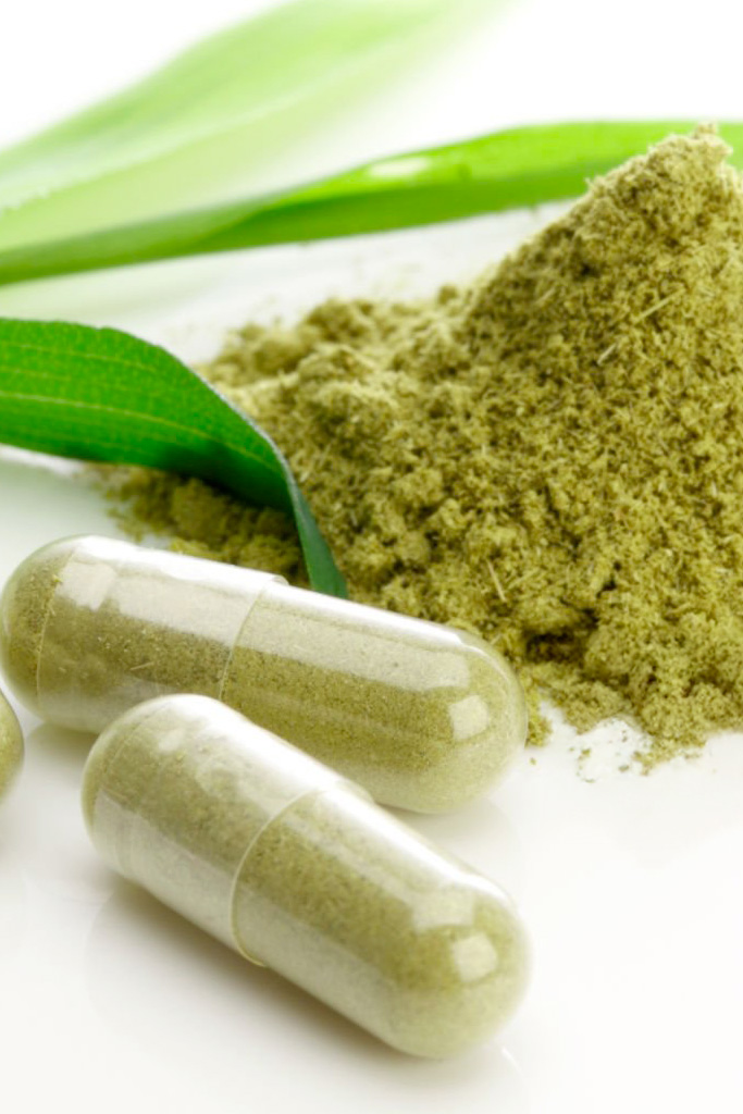 Muestras de productos natrurales de nutrición